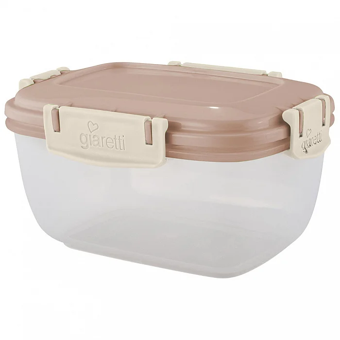 DELTA Контейнер для продуктов Sugar&Spice Barberry герметичный 0,45 л прямоугольный SE224510005 латте