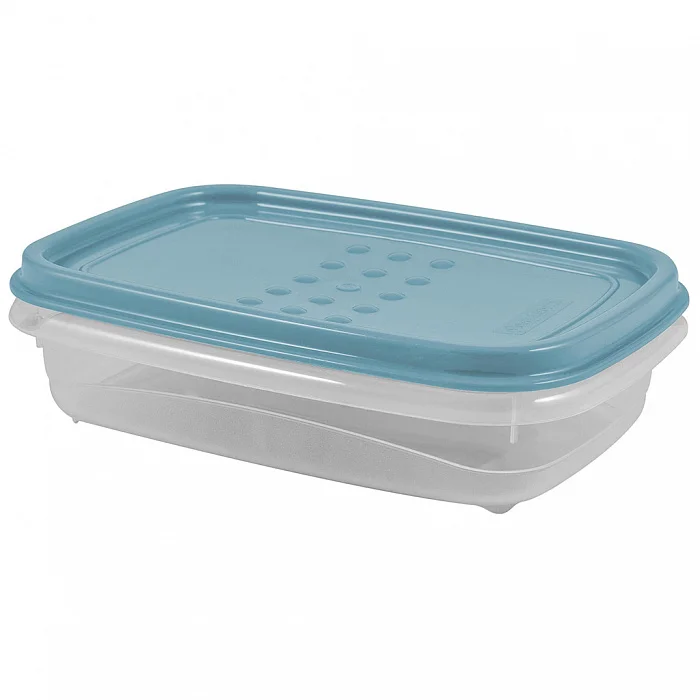 DELTA Емкость для хранения пищевых продуктов PATTERN FLEX прямоугольная 0,3 л PT1130ГО голубой океан