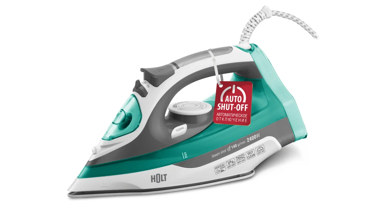 HOLT Утюг HT-IR-005 бирюзовый