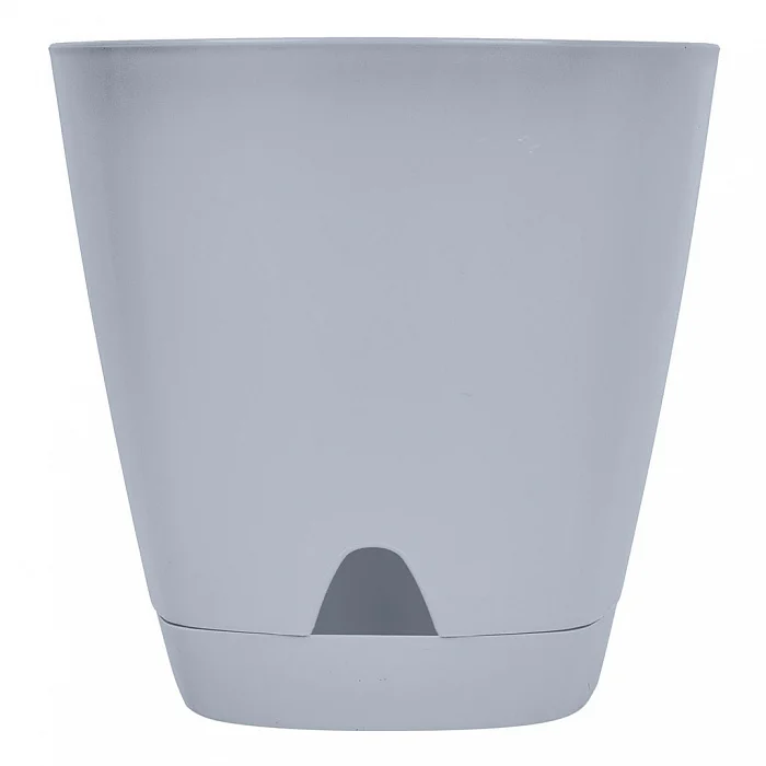 Горшок для цветов InGreen AMSTERDAM 140 мм, 1,35 л с прикорневым поливом IG619910025 утренний туман