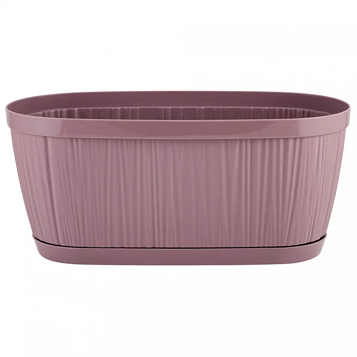 Горшок для цветов InGreen BARCELONA 2,7 л, 275×145 мм овальный IG623310053 морозная слива
