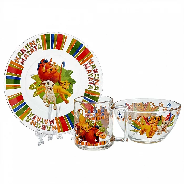 DELTA Набор для завтрака 3 предмета 18с2055ДЗ Король лев