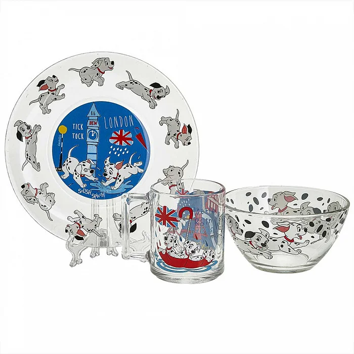 DELTA Набор для завтрака 3 предмета 18с2055ДЗ 101 далматинец