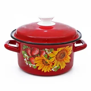 КМК Кастрюля 3,0 л (красн.) 61915-123/6-У4