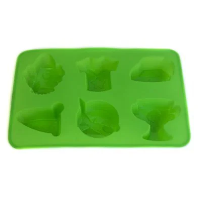 Форма силиконовая для выпечки 25x17x3 см 6 форм на планшете 16523-10