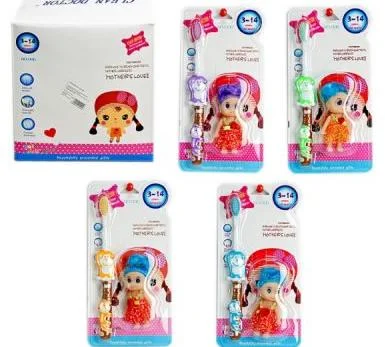 Щетка зубная Clean Doctor 006 мягкой жесткости детская + кукла 34375-006
