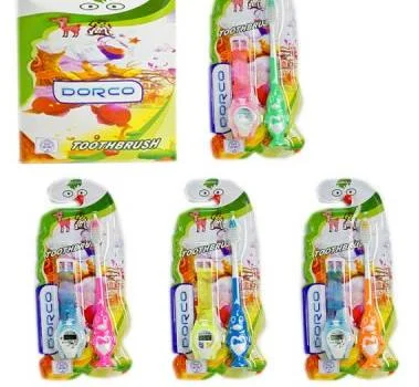 Щетка зубная детская Dorco ToothBrush 107 мягкой жесткости детская + часы 34375-107