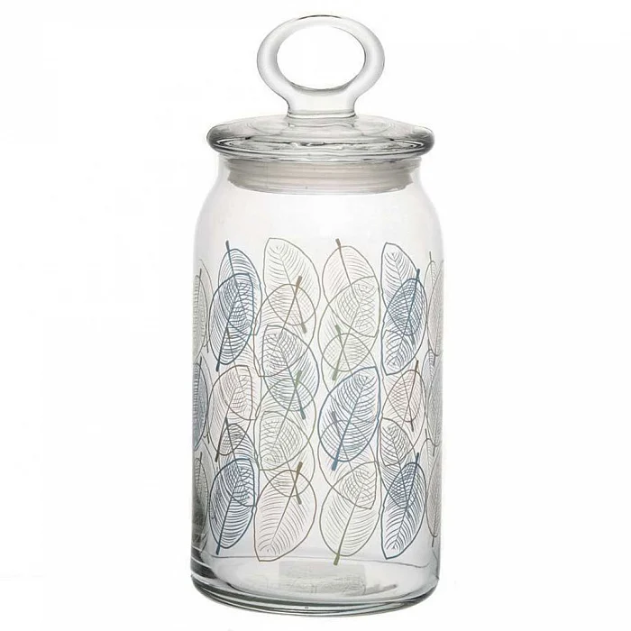 PASABAHCE Банка с крышкой 1130 мл LEAVES (рис.41548) 96761SLBD