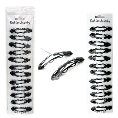 Набор заколок-зажимов 6 см 12 шт 3163-16