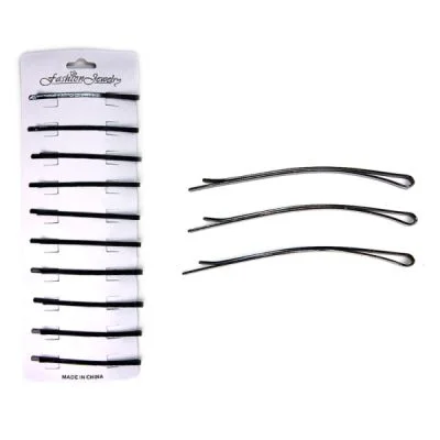 Набор заколок-невидимок для волос 9 см 10 шт 3163-14