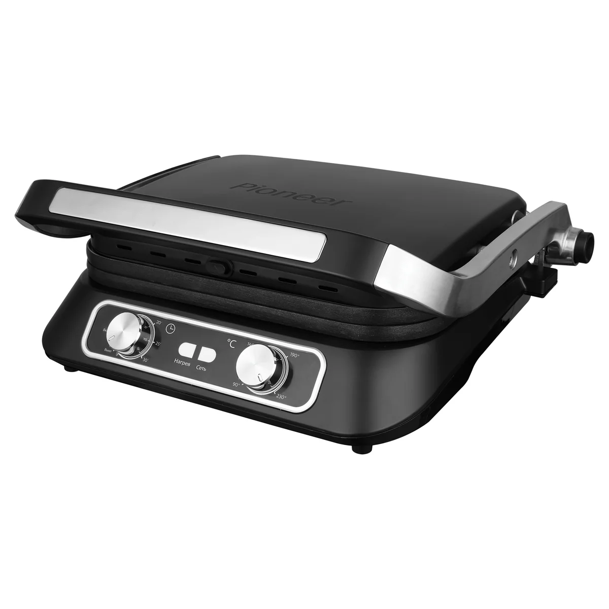 PIONEER Сендвич-гриль GR1010E black pearl