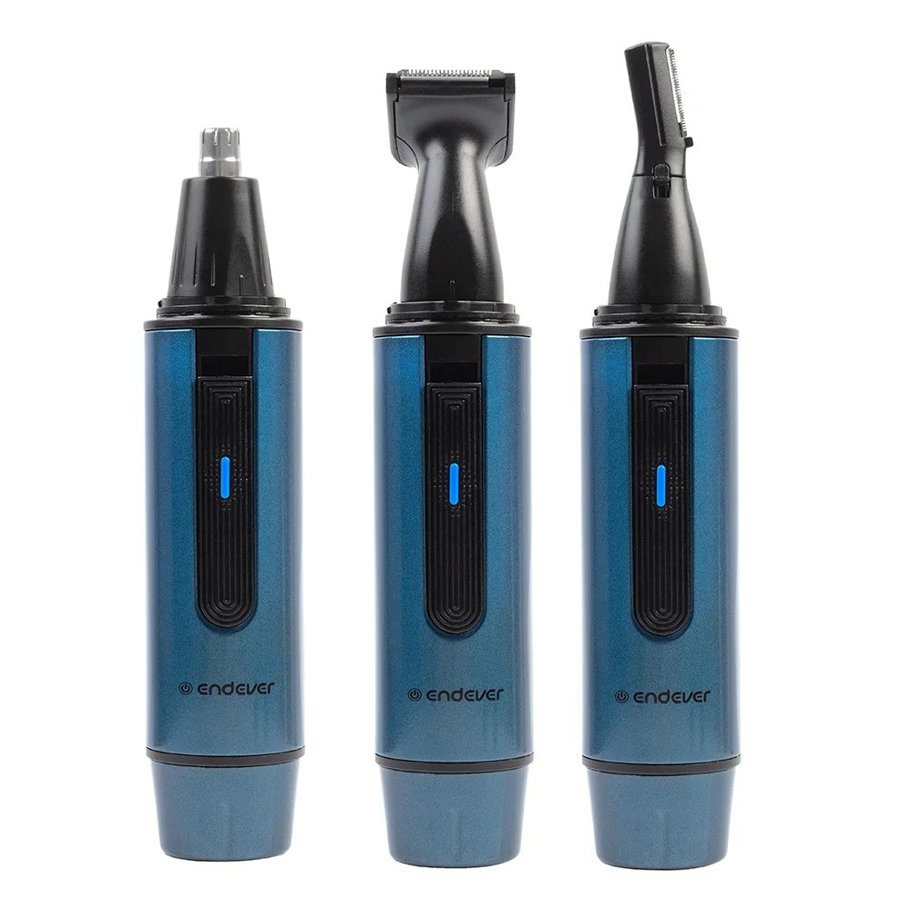 ENDEVER Триммер Sven-990 для усов, бороды, носа и ушей, 3 насадки