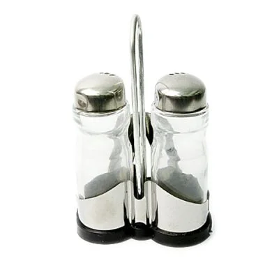 Солонка + перечница на подставке 16170-4