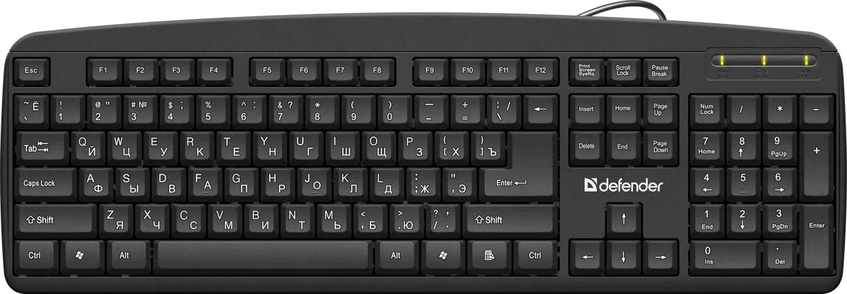 Defender Клавиатура OFFICE HB-910