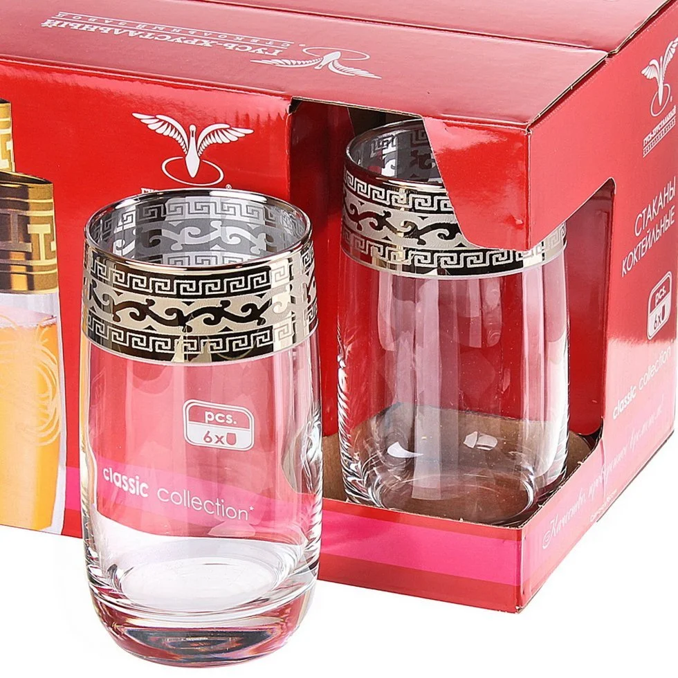 ГУСЬ ХРУСТАЛЬНЫЙ Набор для напитков 6пр. Версаче (EAV08-809)