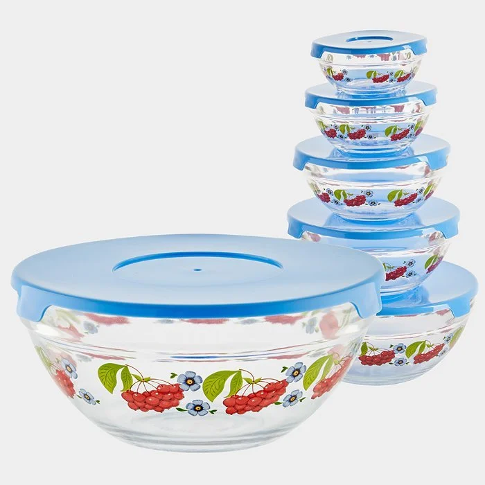 ЗАБАВА Набор салатников Рябина голубая РК 0006