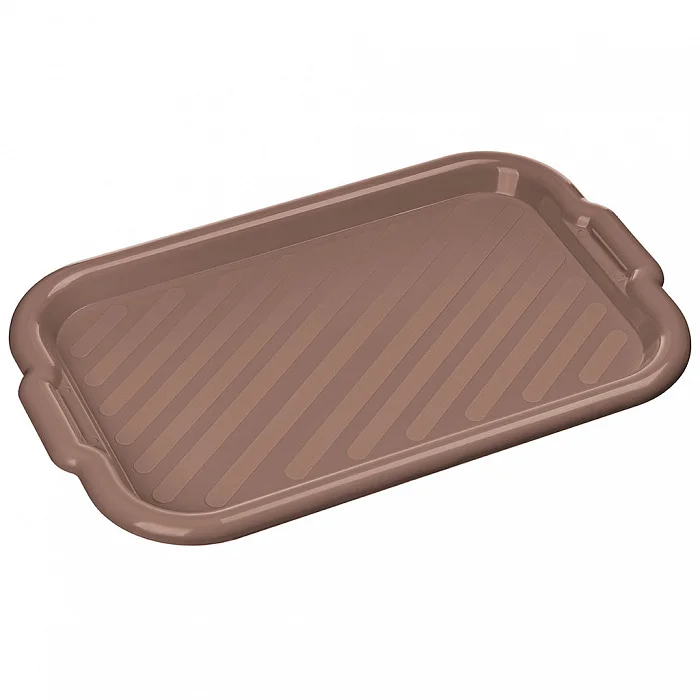 DELTA Поднос Verona прямоугольный 430×275×25 мм 221109324/01 темно-коричневый