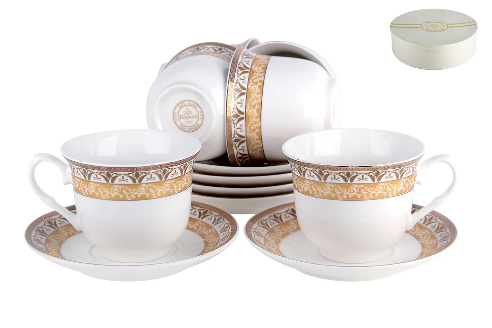 КОРАЛЛ Набор чайный 12 пр. Византия NKY12-G03