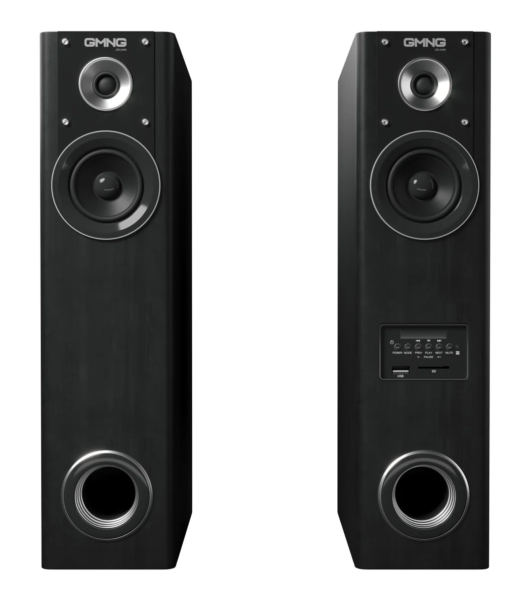 Oklick Колонки GMNG OK-703 2.0 черный 60Вт BT 1475288