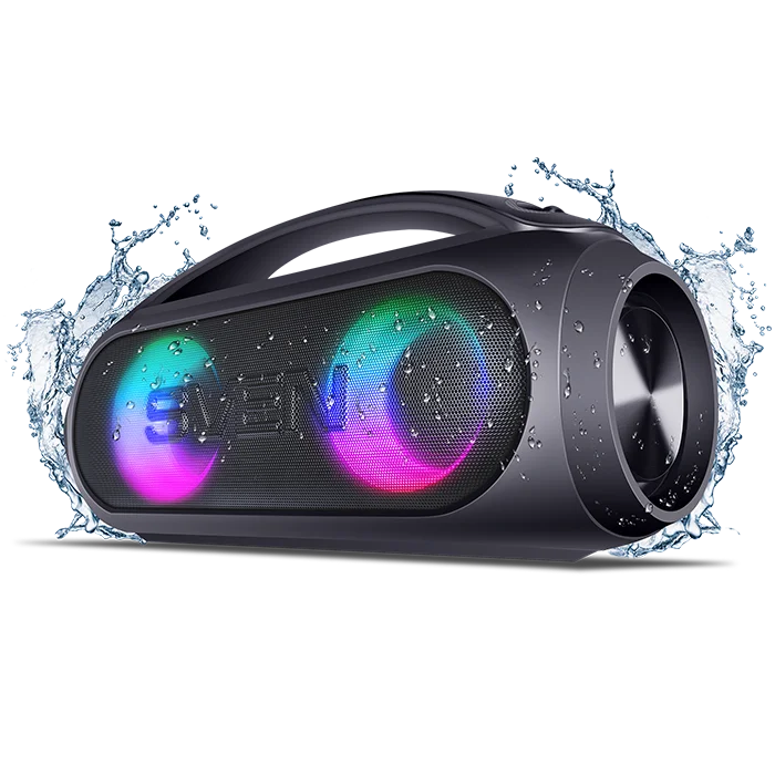 SVEN Портативная акустическая система с защитой от воды и подсветкой PS-380 черный