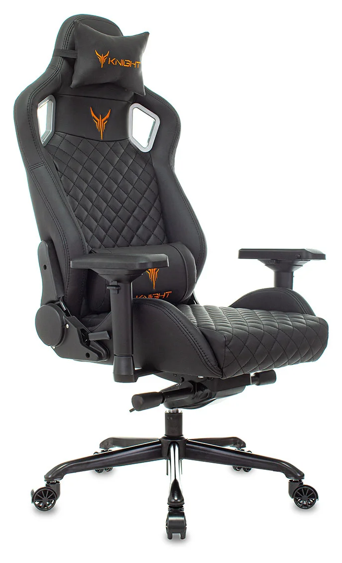 Бюрократ Кресло игровое KNIGHT Titan черный 1628892