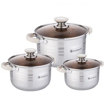 ZEIDAN Набор кастрюль 6пр. Z-50656