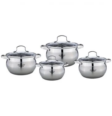 ZEIDAN Набор кастрюль 8пр. Z-50806