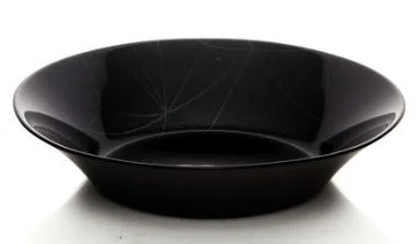 PASABAHCE Тарелка глуб.упроч. ЛИНЕА БЛЭК 220 мм (рис.28980) 10335SLBD66