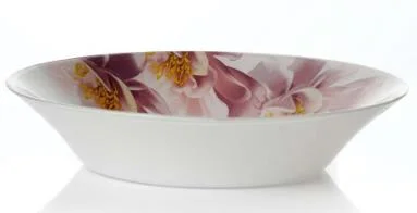 PASABAHCE Тарелка столовая глубокая Water Lily, D=22 см 10335SLBD23