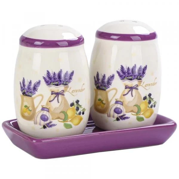 BACKMAN Набор соль/перец 3пр. на подставке BM-0603-01 Gabrielle