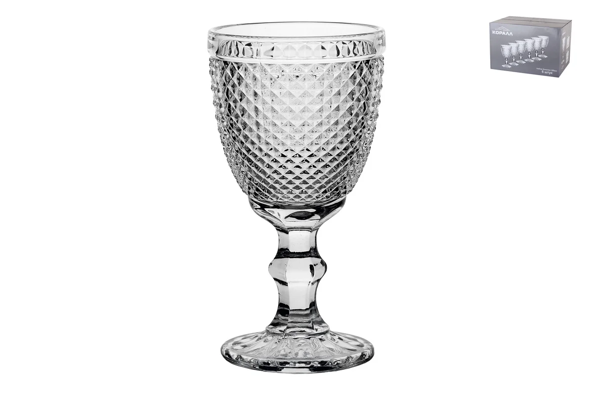 КОРАЛЛ Набор бокалов 6шт. 300мл. Грац прозрачный GB041510ZS