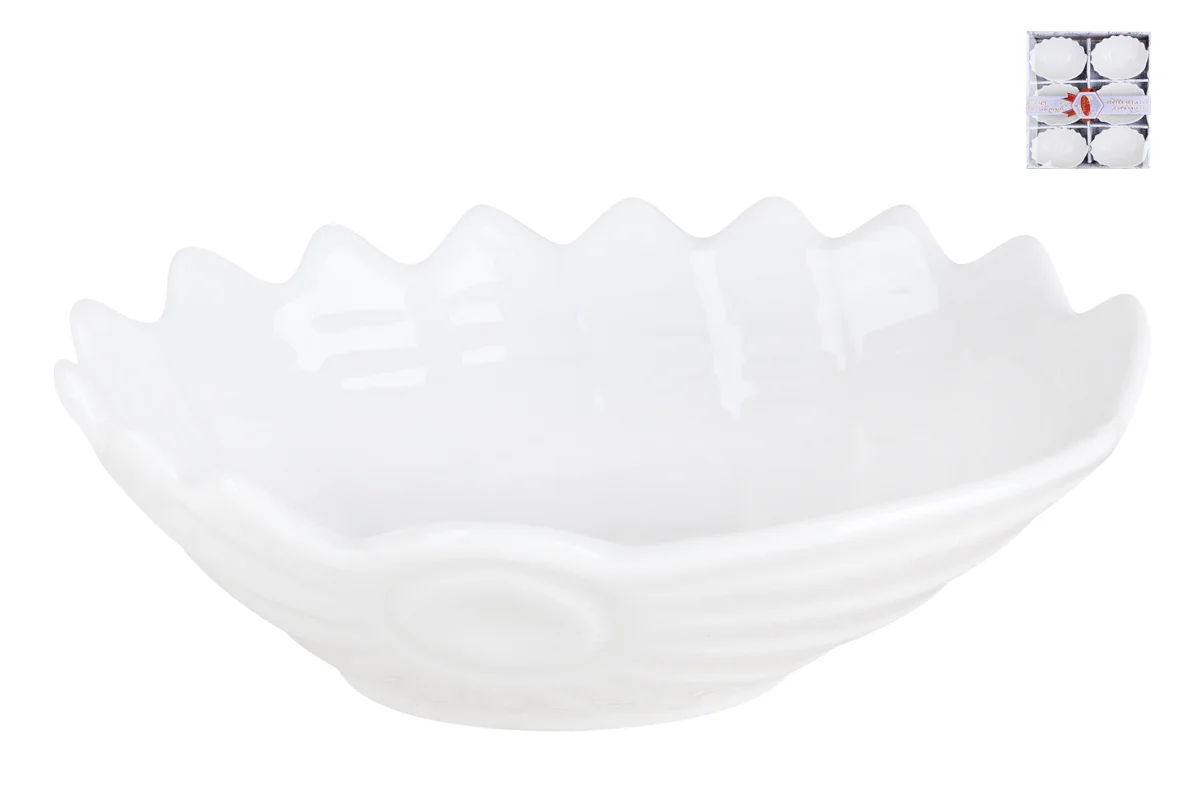 КОРАЛЛ Набор салатников 6шт.13см. ZD9203