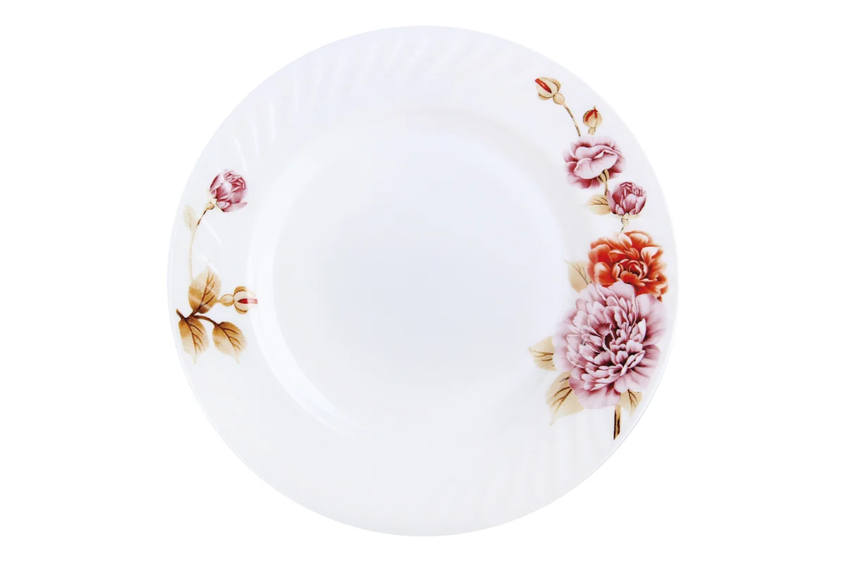 КОРАЛЛ Тарелка обеденная 23см. Пион HP90-Decal No.60