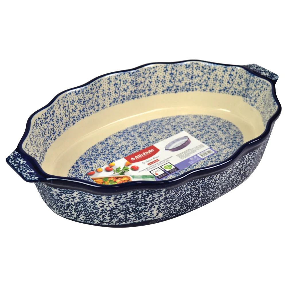 ATTRIBUTE Форма Eclipse blue керам 34х21см. ABK105-SRT-B