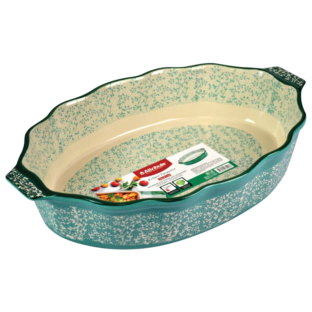 ATTRIBUTE Форма Eclipse turquoise керам 39х24см. ABK106-SRT-T