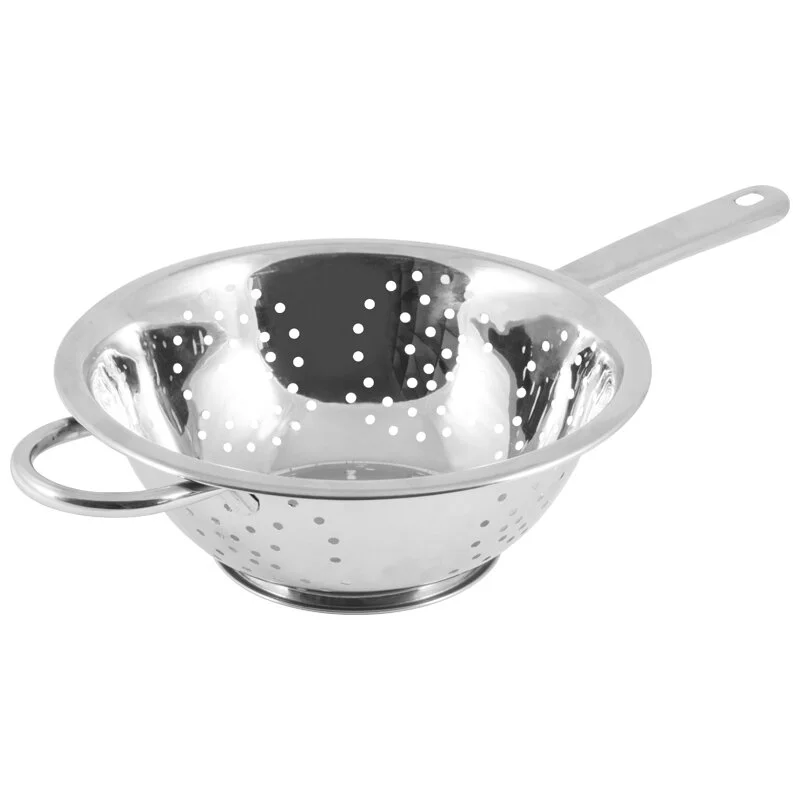 MALLONY Дуршлаг из нерж стали с длинной ручкой Napoletano, диа 22 см 985520-SK