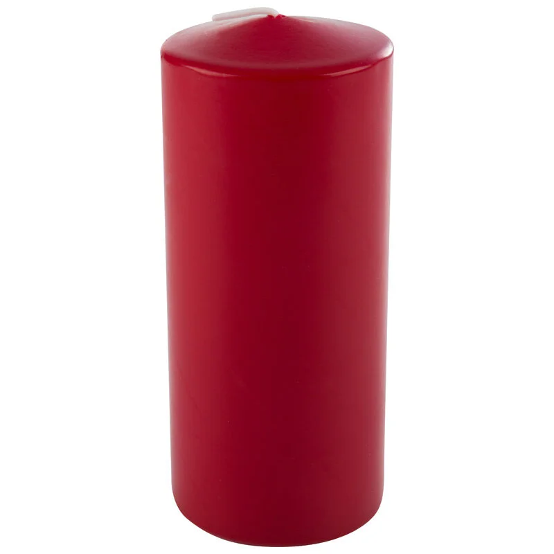 Mallony Свеча Deco 63*150 бордо, 007893-SK