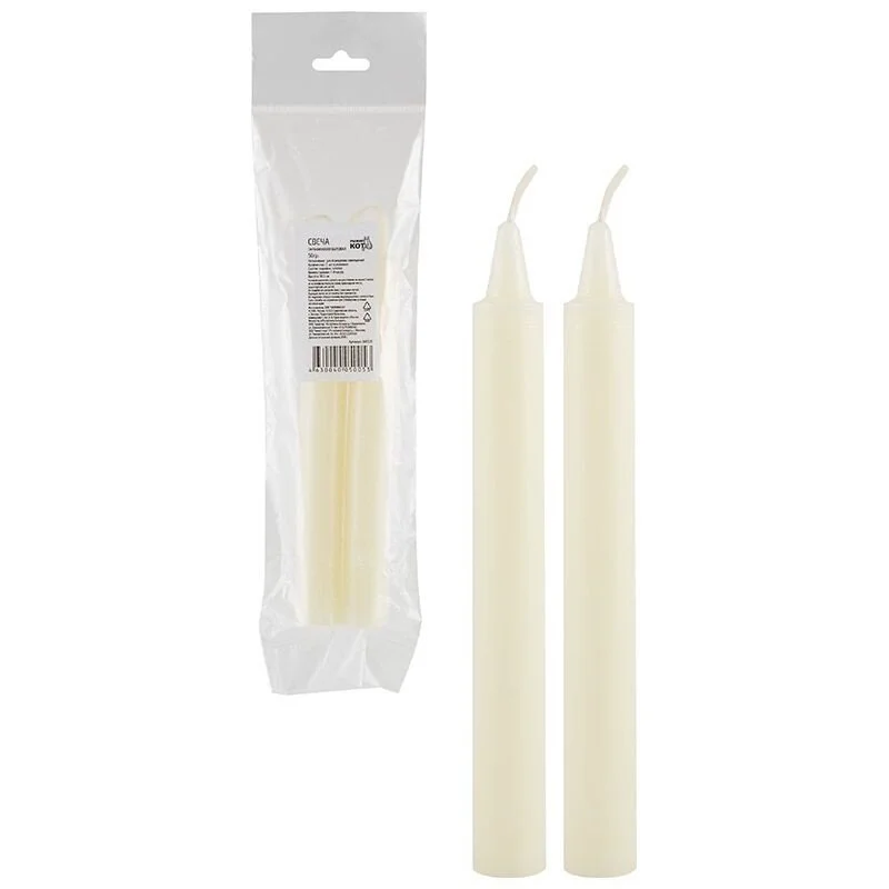 Mallony Свечи хозяйственные 50 гр., в упаковке 2 шт. 005535-SK
