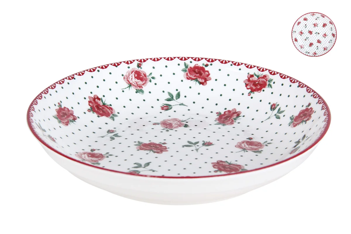 КОРАЛЛ Тарелка обеденная 19см. Английский ситец TC23006207 HCS-922