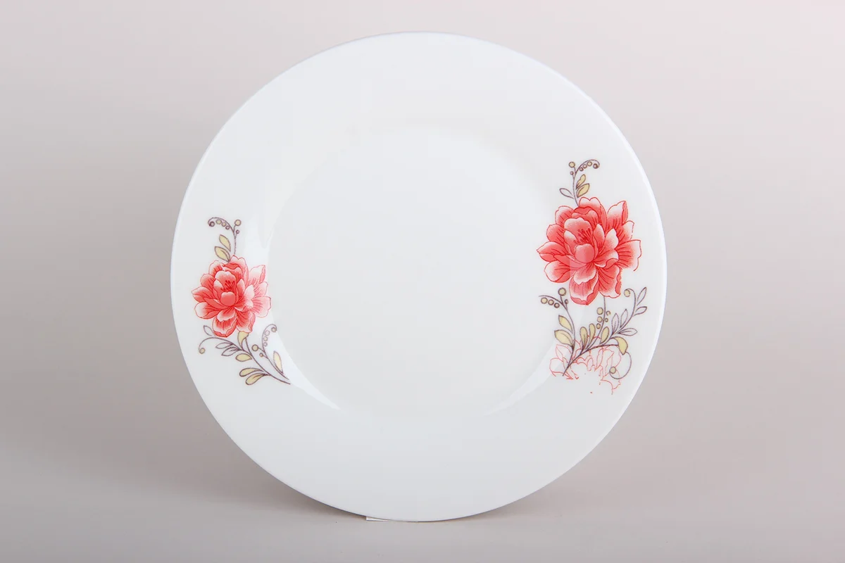 КОРАЛЛ Тарелка десертная 18см. Цветочная фантазия YXD03/18