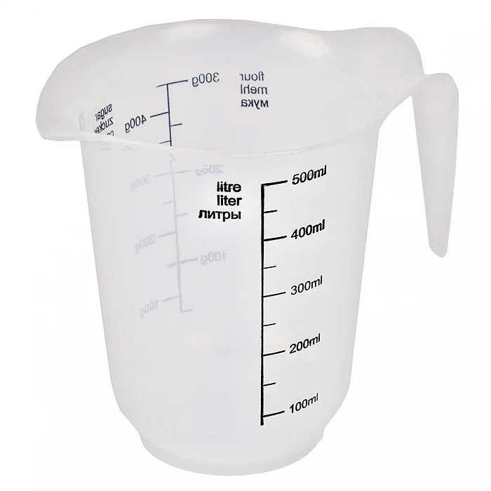 DELTA Кувшин мерный 0,5 л LF3052ПР-24 прозрачный