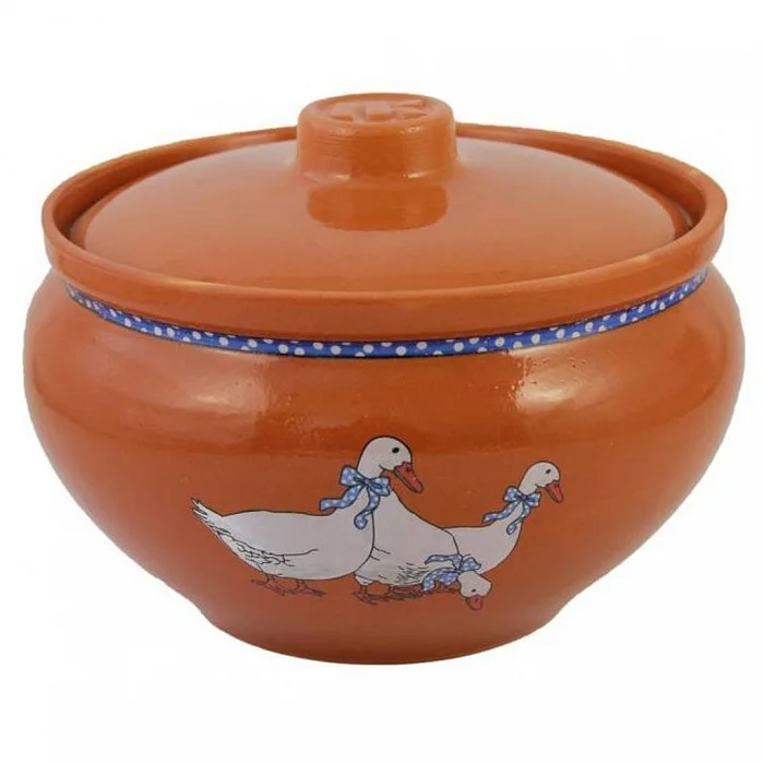 DELTA Горшочек традиционный 1,5 л 3ГГ-12 Гуси