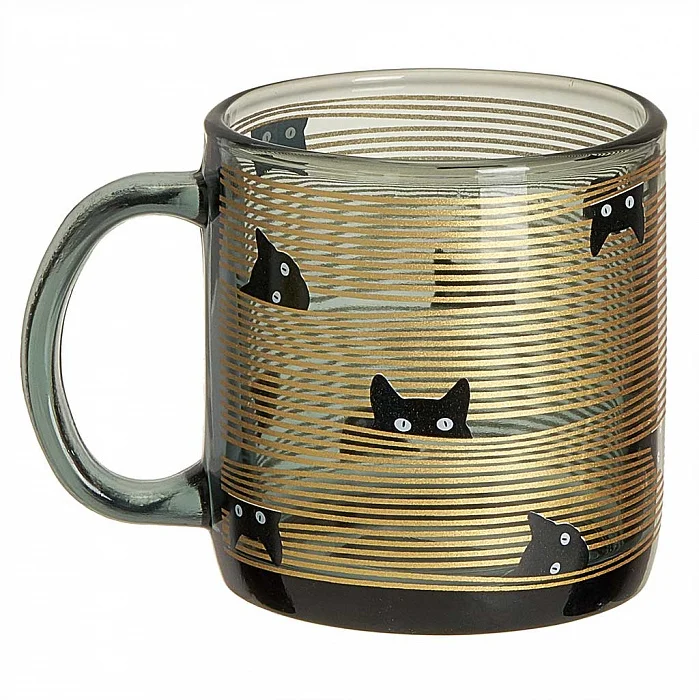 PASABAHCE Кружка 420 мл КОТЫ LAVAGREY 50629