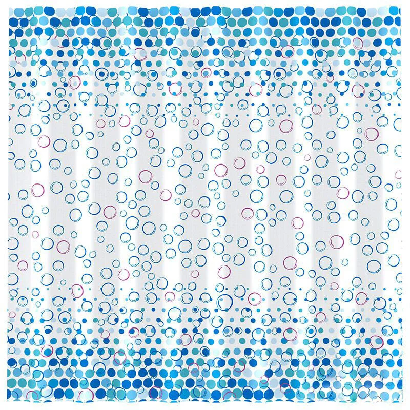 Занавеска для ванной SC-PE-43, полиэстер, р-р 180*180 см. 007106-SK