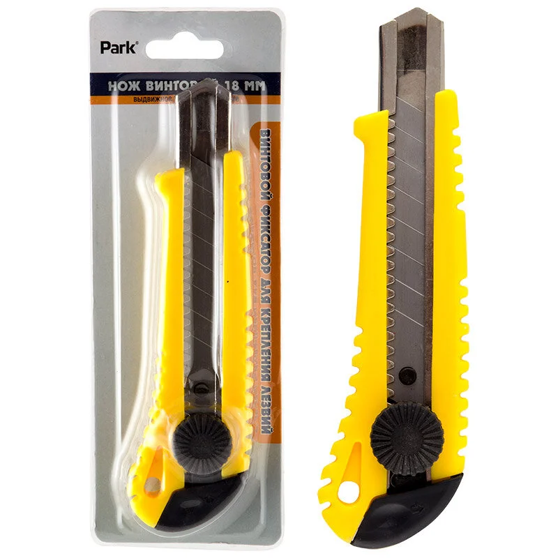 Park Нож технический винтовой лезвие 18мм. 006893-SK