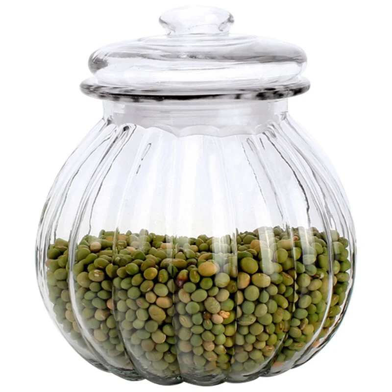 MALLONY Стеклянная банка для сыпучих продуктов с крышкой BOLLA, объем: 0.75 л. 003607-SK