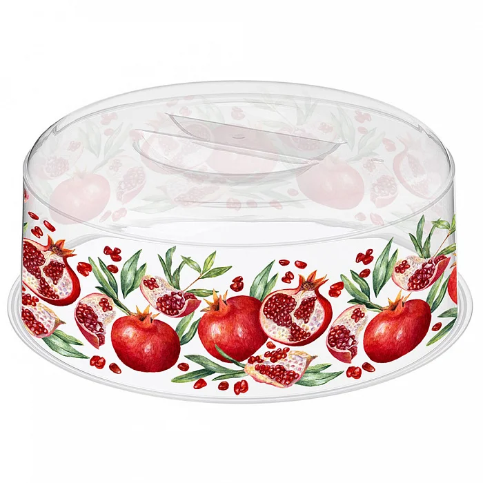 DELTA Крышка для СВЧ 250 мм Bergamo с декором (бесцветный) 221155101/00