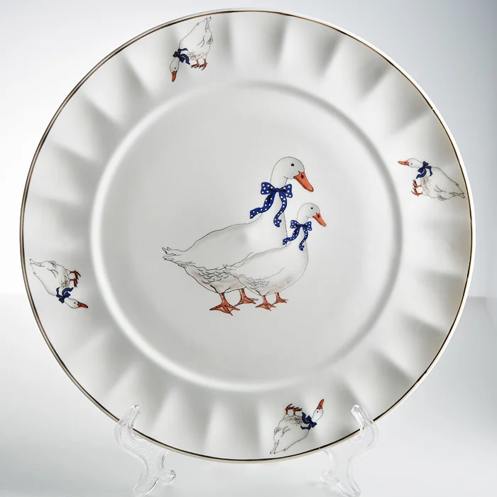 Delta Набор тарелок подстановочных 27 см 6 предметов МН091T3/6 Гуси