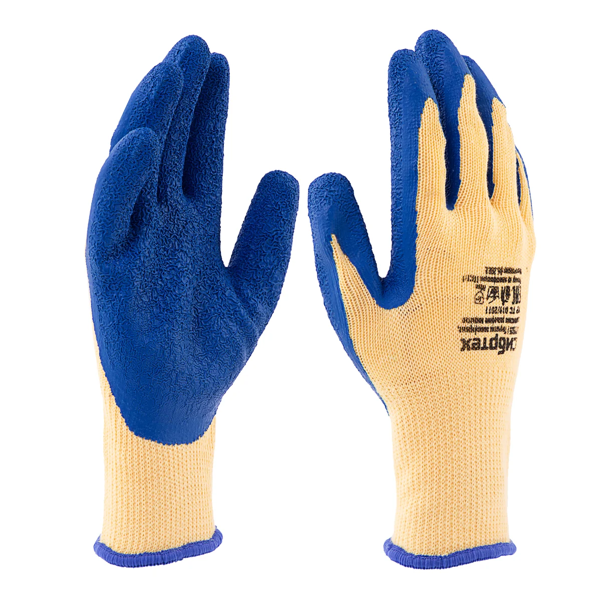 Сибртех Перчатки трикотажные, полиэфирные, латексное рельефное покрытие, размер 9 677525