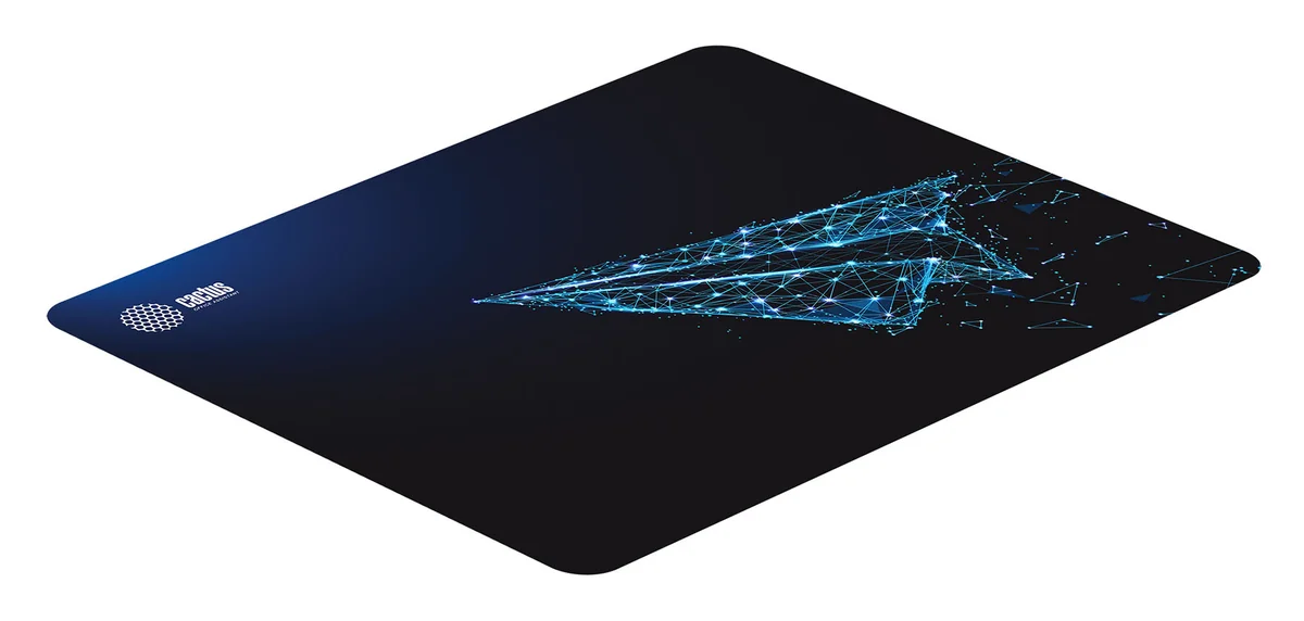 Cactus Коврик для мыши Airplane Большой черный 400x300x3мм CS-MP-PRO03XL